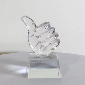 Trofei in Cristallo Inciso Sabbiato di Alta Qualità <span class=keywords><strong>ADEL</strong></span>, Ecologici e Fatti a Mano per Eventi - Product Image 5