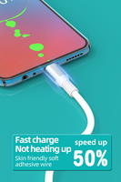 Cable micro USB respetuoso con el medio ambiente, carga rápida de 1M de largo para teléfonos Android y libros electrónicos