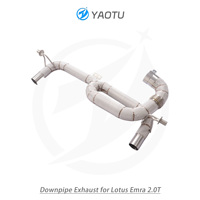 Système d'échappement cat-back en acier inoxydable SS304 haute performance, vente directe d'usine YT, adapté à la Lotus Emira 2.0T