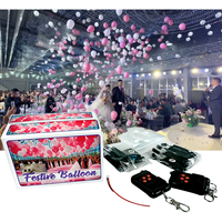 24 queues Télécommande sans fil Sky Ground Fly Ballon Explosion Tir System Blast Balloon Pop Kit Party Wedding Celebration