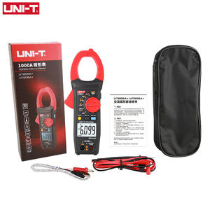 Multimètre à pince numérique UNI-T UT205A+ UT206A+ Testeur de tension AC 1000V Ampèremètre Résistance Fréquence Continuité Diode Température - Product Image 1