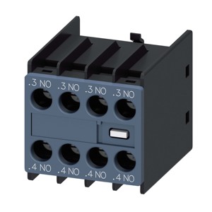 Bloque de interruptores auxiliares frontales en stock, 1 contacto NO, 3RH1921-1CA10 - Product Image 1