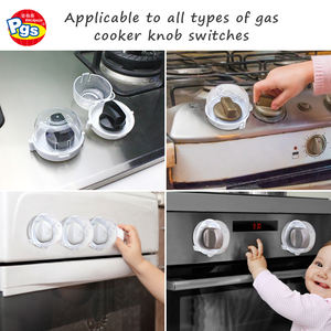 PRODIGY New Baby-Proof Locks for <b>Oven</b> <b>Knob</b> Protective ABS Plastic Locks to Keep Babies Safe in Kitchen for New Baby Bathroom - Product Image 3
