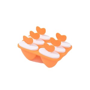 Moldes para helados en forma de corazón, verde, naranja, rosa, bandeja para hacer helados caseros - Product Image 5