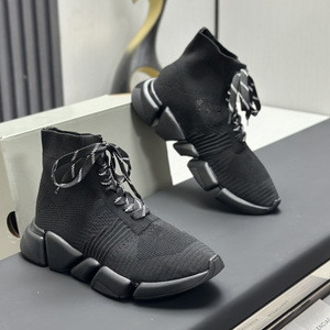 <span class=keywords><strong>Sneakers</strong></span> Casual da <span class=keywords><strong>Donna</strong></span> e Uomo, Modello High-Top con Elastico, Scarpe di Design Chunky Regolabili alla Moda - Product Image 3