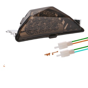 ไฟเลี้ยวหน้าอะลูมิเนียม12V 3W น้ำหนักเบาสำหรับ Kawasaki Ninja 250/300ไฟเลี้ยวรถจักรยานยนต์ - Product Image 5