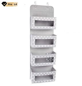 Organizador Colgante de Puerta con 4 Bolsillos para Guardar Ropa y Artículos de Bebé en Cunas y Armarios - Product Image 5