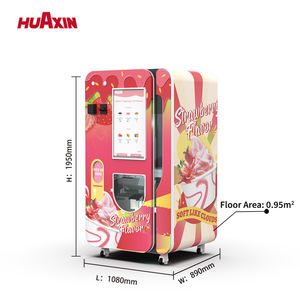 Máquina expendedora de helados con cambio de monedas para áreas exteriores, estaciones de autobús y espacios públicos |   Funcionamiento Totalmente Automático ADA - Product Image 5