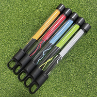 Corde de calibrage et de trajectoire pour l'entraînement au putting de golf, bâton de correction de posture