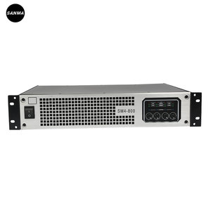 Amplificadores de Audio Profesionales de Alta Potencia SM4-800 4*800W con Carcasa Metálica para Actuaciones en Vivo, Sistemas de Equipos de DJ - Product Image 2