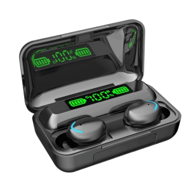 TWS F9 Bluetooth V5.0 Earphone Wireless Headphones With Microphone Sports Waterproof Headsets 2000mAh Charging Box IOS Android