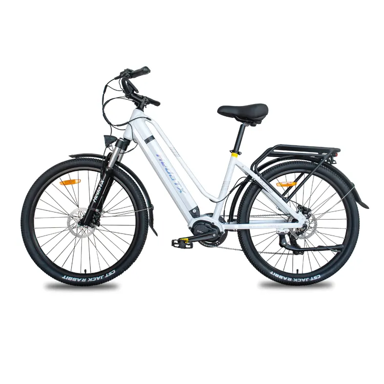 27.5 inç elektrikli şehir yol bisikleti 250W merkezi monte motor elektrikli bisiklet