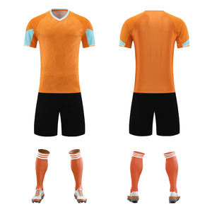 Kit Jersey sepak bola kustom dewasa & anak, seragam wasit sepak bola antilembap potongan otomatis dengan cetakan Logo - Product Image 4