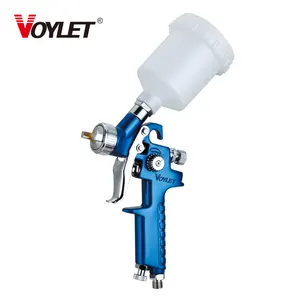 Voylet H2000 HVLP Mini-Spritzpistole mit 0,8mm Düse 125CC Cup Gravity Feed Air-Spritzpistole für die Automobil-und Möbel lackierung