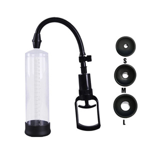 TPE-Pumpe Vakuum-Vergrößerer Impotenzhilfe Dildo mit Sexpumpe Hilft bei Erreichen Größerer Längerer Dickerer Erektionen Spielzeug - Product Image 5