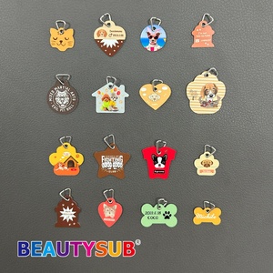 Beautysub 1.15mm Gloss Trắng một mặt HD thăng hoa nhôm <span class=keywords><strong>Pet</strong></span> tag <span class=keywords><strong>2025</strong></span> cá nhân nhuộm thăng hoa kim loại <span class=keywords><strong>Pet</strong></span> tag - Product Image 5