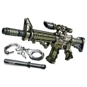 Space Gun Cool Light Up Toy with LED Projecting Spinning Lights by Flashing blink Lights Gun Toys