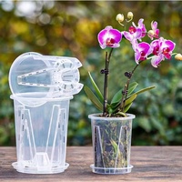 Pot bunga plastik bening murah