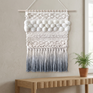 DJENA Ergonomic Design Macrame Wall Hanging Feel Good Home Decor for Living Room and Bedroom Thread - Product Image 2