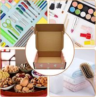Boîtes d'expédition en carton ondulé kraft rose recyclables SIHENY en gros avec fermeture magnétique et impression quadricolore pour sous-vêtements