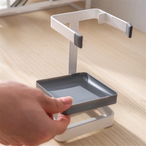 Modern <b>Kitchen</b> Hot Pot Lid and Spoon Storage Rack Multifunctional Freestanding <b>Organizer</b> - Product Image 2