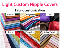 Pasties pour mamelons en satin scintillant de qualité supérieure, jetables, tendance, design pour les lèvres, couleurs assorties, pour boîte de nuit, bal de promo, événement formel