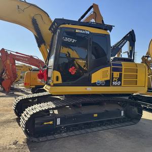 Excavadora Usada Komatsu PC160 de 16 Toneladas, 15 Toneladas, con Pocas Horas de Trabajo, Motor Original, Excavadora Mediana Usada, Excavadora de Segunda Mano en Venta - Product Image 1