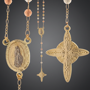 Rosario de Oración con Cruz de Jesús para Regalo de Navidad, Rosario Católico, Collares de Cuentas, Rosario Cristiano - Product Image 2