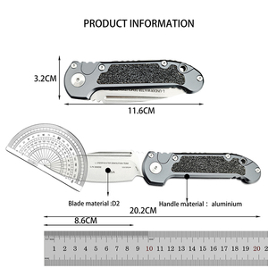 Cuchillo de Bolsillo MT-LUDT Gen III con Mango de Aluminio, Multifuncional, de Grado Industrial, para Exteriores, EDC, Camping, Caza, Ligero, OEM - Product Image 6