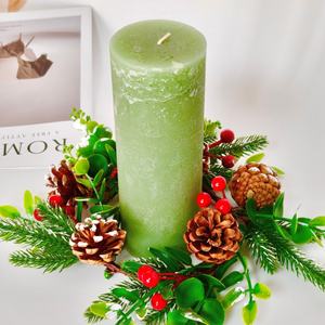 <span class=keywords><strong>Guirlande</strong></span> <span class=keywords><strong>de</strong></span> baies artificielles, fausse <span class=keywords><strong>guirlande</strong></span> <span class=keywords><strong>de</strong></span> baies rouges <span class=keywords><strong>de</strong></span> Noël, flexible pour la décoration intérieure et extérieure, cheminée - Product Image 3