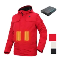 Термальная одежда Midian, мужская куртка с подогревом, горная куртка с капюшоном и капюшоном, умная одежда для зимних видов спорта