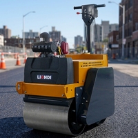 Vente directe usine : Compacteurs vibrants à double tambour 70 Hz, autoportés, pour le compactage du sol, du gravier et de l'asphalte