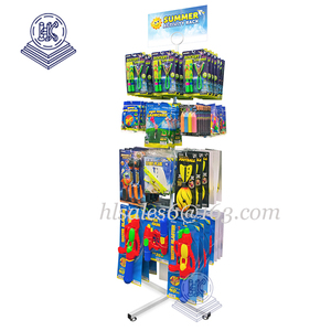 Sàn đứng kim loại đồ chơi treo móc Keychain hiển thị Kệ búp bê spinner hiển thị Giá xoay kệ - Product Image 2