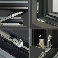 Ventanas Oscilobatientes de Aluminio Resistentes a la Corrosión y con Reducción de Ruido de Alta Eficiencia Energética para Proyectos de Construcción Comercial