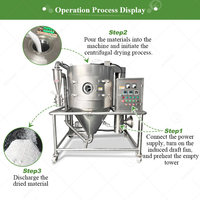Sécheur par pulvérisation industriel pour café, lait en poudre et détergents, avec fonctions de lavage centrifuge et de déshydratation, petit prix