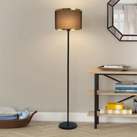 Offre Spéciale Lampadaire d'Intérieur LED Moderne en Fer Doré Couleurs Laiton pour Décoration Maison