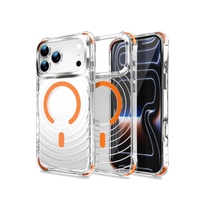 Coque de téléphone souple en TPU intégral, anti-chute, antichoc, avec protection magnétique pour iPhone Samsung