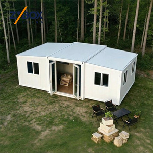 Casa contenedor de lujo expandible, lista para enviar, casa prefabricada modular pequeña para Australia, EE. UU., complejo turístico, unidad de vivienda compacta. - Product Image 1