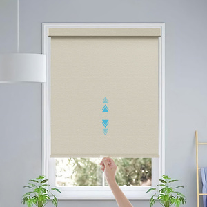 <span class=keywords><strong>Panel</strong></span> Solar Blanco Automático Roller Shade Remoto Vertical Canadá Wifi Smart Window Motor Fabric Roller Blinds - Product Image 1