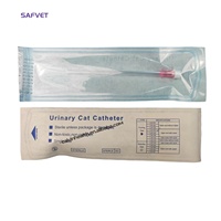 Cathéter urinaire pour chat Tomcat avec stylet pour cathétérisme urétral vétérinaire