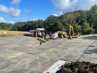 4x8 HDPE Polyethylen-Kunststoffplatten Bodenschutzmatten Temporäre Straßenoberflächenmatten
