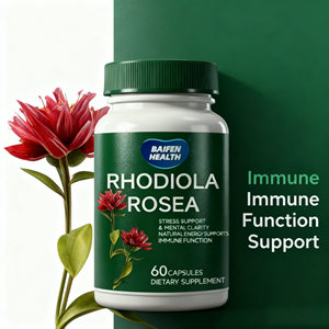 Extracto de planta Natual, rodiola <span class=keywords><strong>Rosea</strong></span>, Soporte de Energía, relaja, cápsulas Veggie, rodiola <span class=keywords><strong>Rosea</strong></span>, suplemento de raíz - Product Image 5