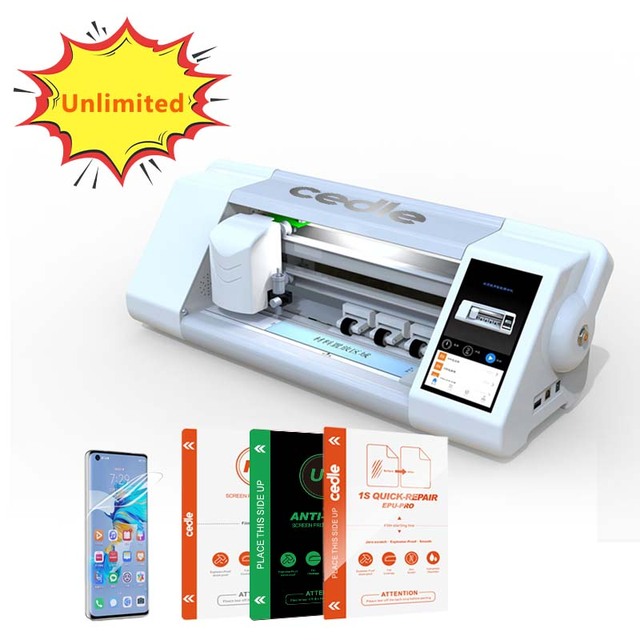 OEM Fully Automatic Mobile Phone Skin Cutting Plotter Hydrogel Film Screen Protector Cutting Cutter Machine for Mobile Phone