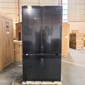 Réfrigérateurs à portes françaises 775L, réfrigérateur 3 portes, congélateur inférieur de 36 pouces avec <span class=keywords><strong>distributeur</strong></span> d'eau et machine à glaçons, <span class=keywords><strong>noir</strong></span>, 110V - Product Image 2