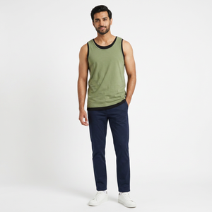 Nueva Camiseta Deportiva de Verano para Hombre, Absorbente de Sudor, No Transparente, Camisetas sin Mangas para Hombre, Grosor Medio, Ropa para Hombre - Product Image 1