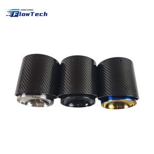 ปลายท่อไอเสียสำหรับ MINI Cooper S แบบปลายเดี่ยว คาร์บอนไฟเบอร์ สีเงิน ผลิตจากสแตนเลส สำหรับตกแต่งรถยนต์ - Product Image 2