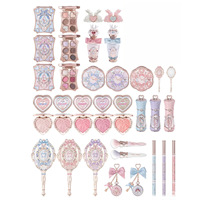 Palette de fards à paupières six couleurs Flower Knows Bunny Garden Series Shanghai, blush, crème à lèvres, miroir et pinceau, livraison directe
