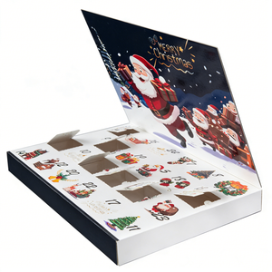 Kesara กล่องนับถอยหลังปฏิทินจุติสไตล์ทันสมัยกล่องของขวัญคริสต์มาสเคลือบยูวีกล่องตาบอดที่น่าแปลกใจ - Product Image 2