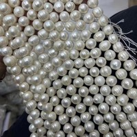 Prix usine véritable perle d'eau douce naturelle se dresse perles en forme de riz pour collier à faire soi-même Bracelet boucle d'oreille femmes bijoux