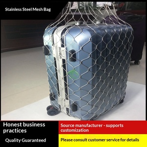 304 Stainless Steel Anti-Theft Anti-Falling Net Bag <strong>Backpack</strong> With Helmet Lampshade Lamp Model YT02 For School &amp; Kindergarten Use - Product Image 2